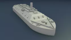 CSS LOUISIANA 1862 3D print model