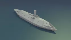 CSS Virginia 1862 3D print model