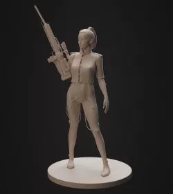cyborg  Commando 3D print model