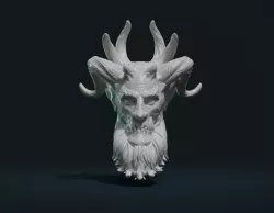 Demon Head 3D print model