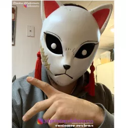 Demon Slayer Kimetsu no Yaiba Sabito Mask - Kitsune Helmet 3D print model