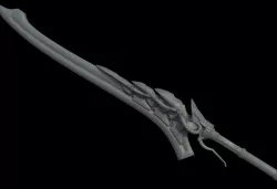 Devil May Cry Nero Red Queen 3D print model