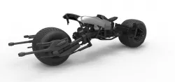Diecast model Batpod from The Dark Knight Scale 1 to 12 3D print model