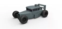 Diecast model Hot rod Formula One Scale 1 to 24 3D print model