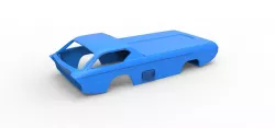 Diecast shell model Dodge Deora Scale 1 to 24 3D print model