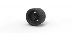Diecast Sport wheel 8 3D print model