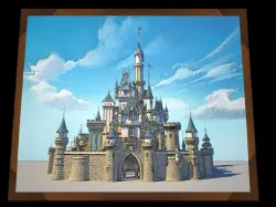 Disney Castle 3D print model