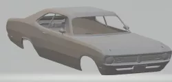 Dodge Demon Printable Body Car 3D print model