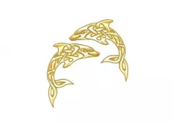 dolphin jewelry 3D print model