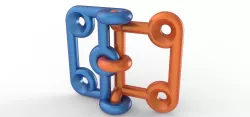 Door hinge 3D print model