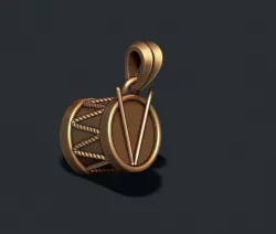 drum pendant 3D print model