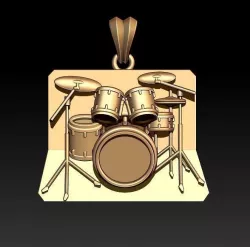drum pendant 3D print model