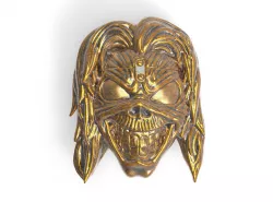 Eddie skull bas-relief  3D print model