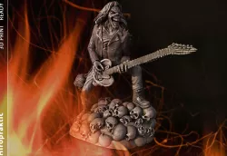 Eddie skull the form of a statuette 3D print model