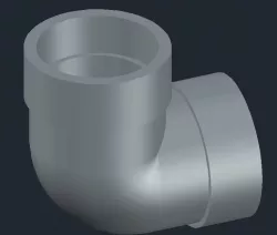 Elbow pipe 3D print model