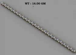Elegant Diamond Pear bracelet 3D print model