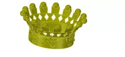 emperor crown of 3d printer for 3d-print and cnc 3D print model