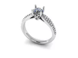 Engagement Ring 3D print model