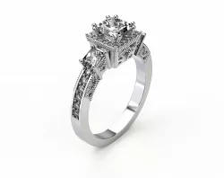 Engagement Ring  3D print model