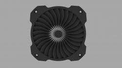 120mm fan grill 3d print 【 STLFinder