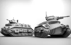 Feudal Guard Transport Tank 3D print model