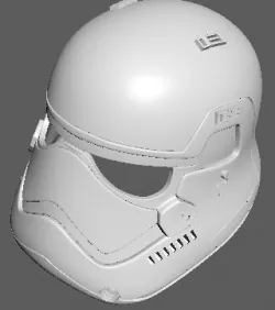 First Order Stormtrooper printable helmet 3D print model