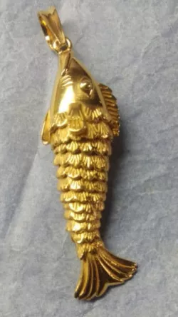 Fish Pendant  Movable fish  3D print model