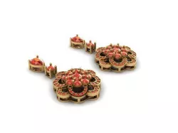 Flower Earrings 3D print model