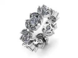 Flower Ring 3D print model