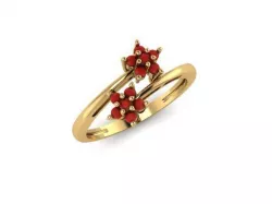 flower rings 3D print model