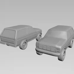 Ford Bronco 1978  3D print model