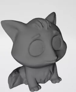 Fox beautiful 3D print model