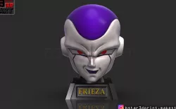 Frieza Head - frieza Mask - Helmet Dragon ball cosplay  3D print model