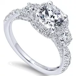 Gabriel-Liana babi cushon Jewelry ring  3D print model