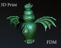 gargoyle urn 3D print model
