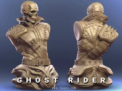 Ghost Rider Bust - 3Dprint Bust 3D print model