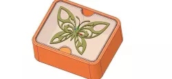 Gift wedding Jewelry Box small toy box 3D print model  3D print model