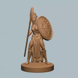 Goddess Athena 3D print model