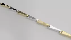 Gold Chain link 3D print model