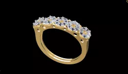 Gold Ring 163 3D print model