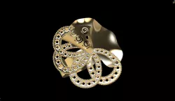Gold Ring 21 3D print model