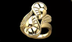 Gold Ring 210 3D print model