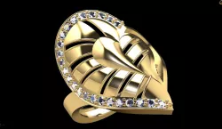 Gold Ring 2122 3D print model