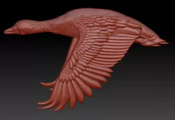goose trophy hunter pendant 3D print model