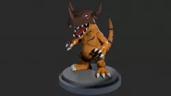 Greymon - DIgimon 3D print model