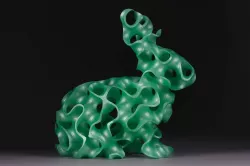 Gyroid Rabbit Model - Minimal Surface 3D print model