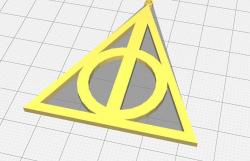 deathly hallows keychain 3d models 【 STLFinder