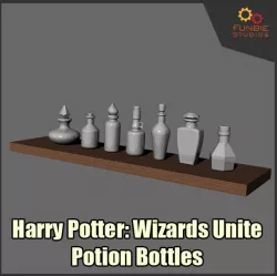 Harry Potter Wizards Unite - Potion Bottles 3D print model