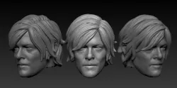 Head Daryl Dixon The Walking Dead  3D print model