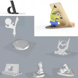 Holder mobile phone collection 3D print model
